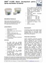 Adeziv bicomponent pentru lipirea mochetelor la exterior