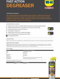 Solutie profesionala de degresare