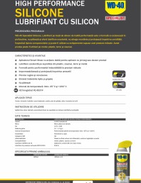 Lubrifiant cu silicon