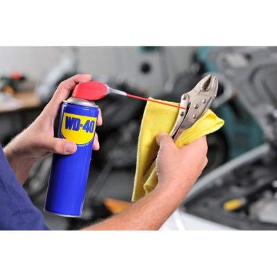 WD-40 Lubrifiant multifunctional - Spray lubrifiant pentru curatare, ungere, protectie antirugina WD-40