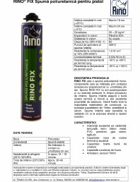 Spumă poliuretanică pentru pistol