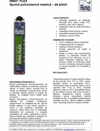 Spumă poliuretanică elastică – de pistol