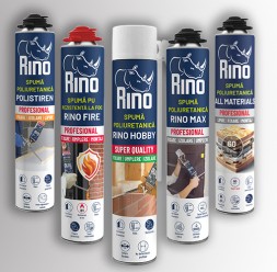 Spume poliuretanice profesionale pentru constructii Rino