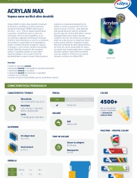 Vopsea nano-acrilica ultra durabila