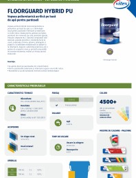 Vopsea poliuretanica acrilica pe baza de apa pentru pardoseli