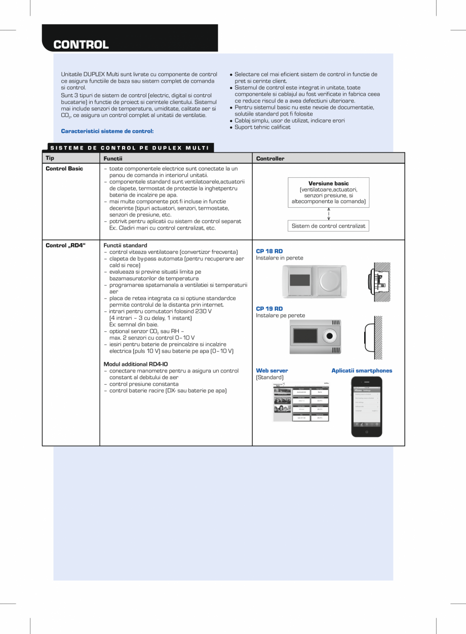 Pagina 8-Unitate de ventilatie ATREA DUPLEX MULTI Fisa tehnica Romana acorduri variabila
(configuratia 41/10)...