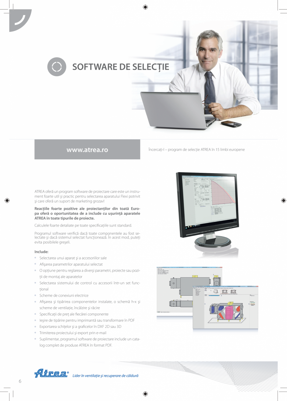 Pagina 6-Unitate de ventilatie ATREA DUPLEX FLEXI Catalog, brosura Romana te condiţiile de certificare-cheie...