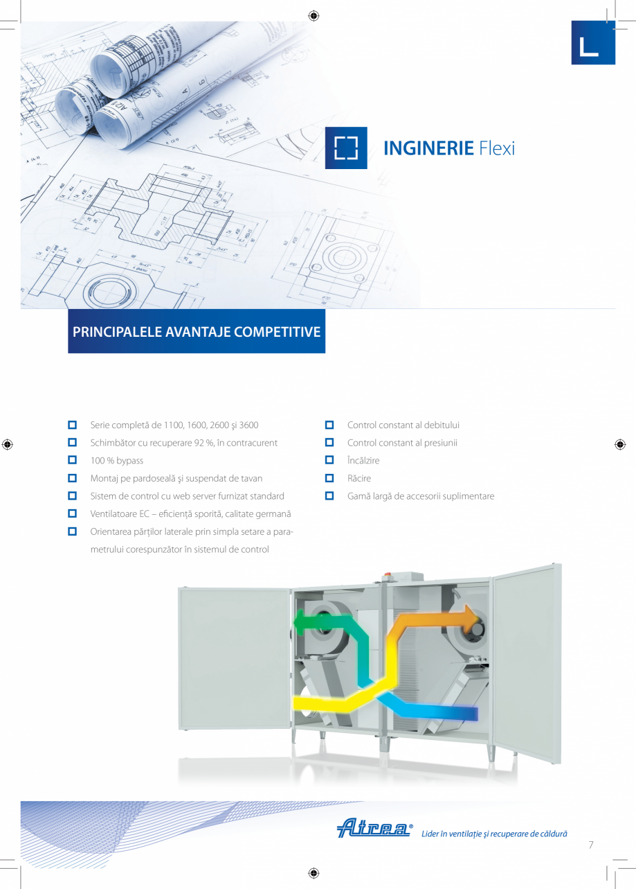 Pagina 7-Unitate de ventilatie ATREA DUPLEX FLEXI Catalog, brosura Romana lt simplificată, mai
comodă şi...