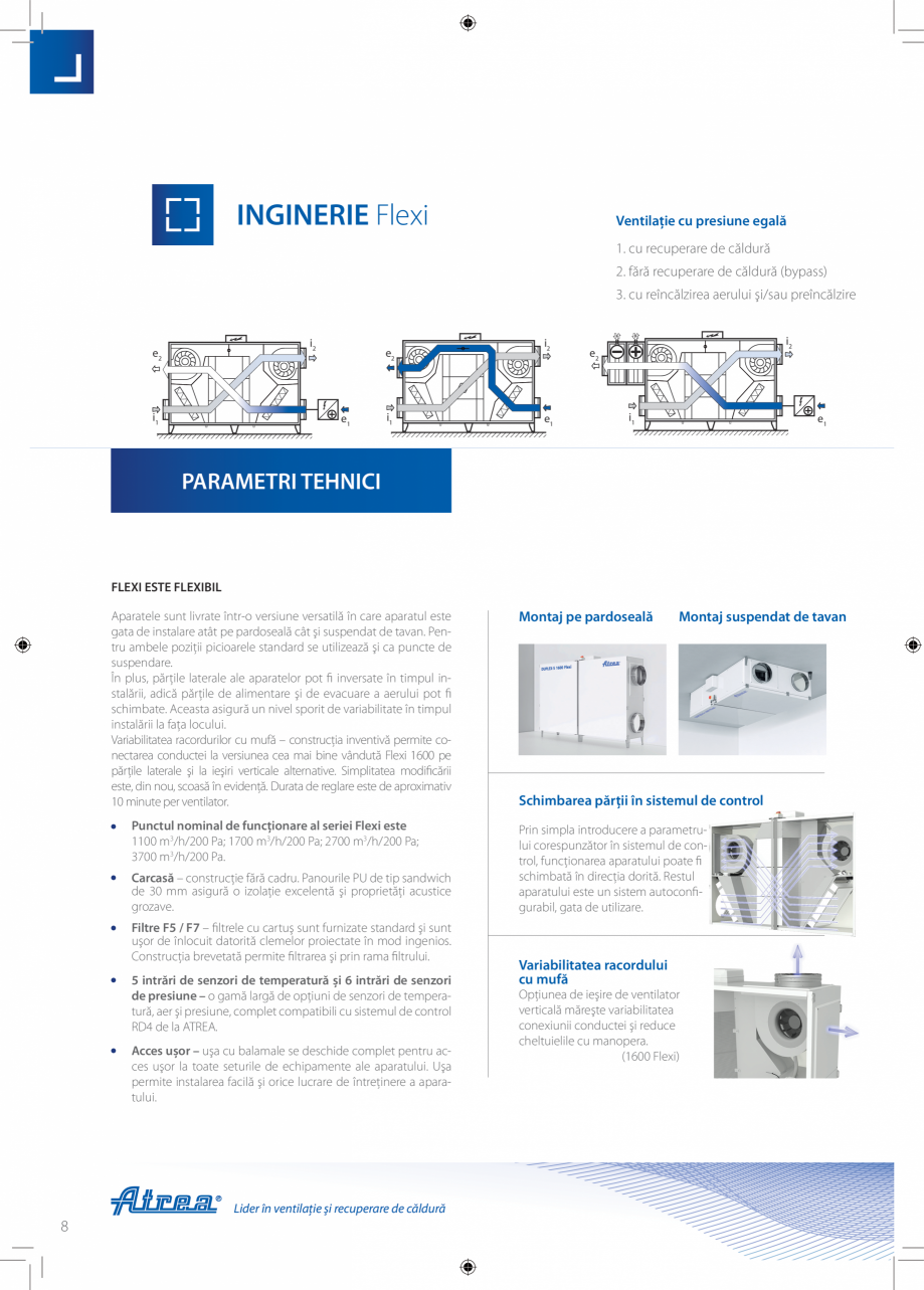 Pagina 8-Unitate de ventilatie ATREA DUPLEX FLEXI Catalog, brosura Romana  prin internet permite...