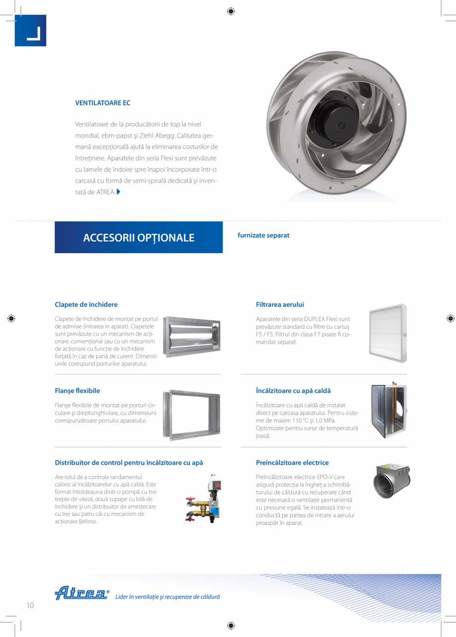 Pagina 10-Unitate de ventilatie ATREA DUPLEX FLEXI Catalog, brosura Romana ramul software de proiectare...