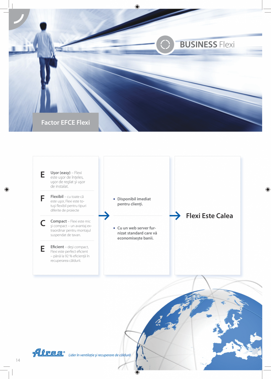 Pagina 14-Unitate de ventilatie ATREA DUPLEX FLEXI Catalog, brosura Romana intre energia de ieşire utilă
şi...