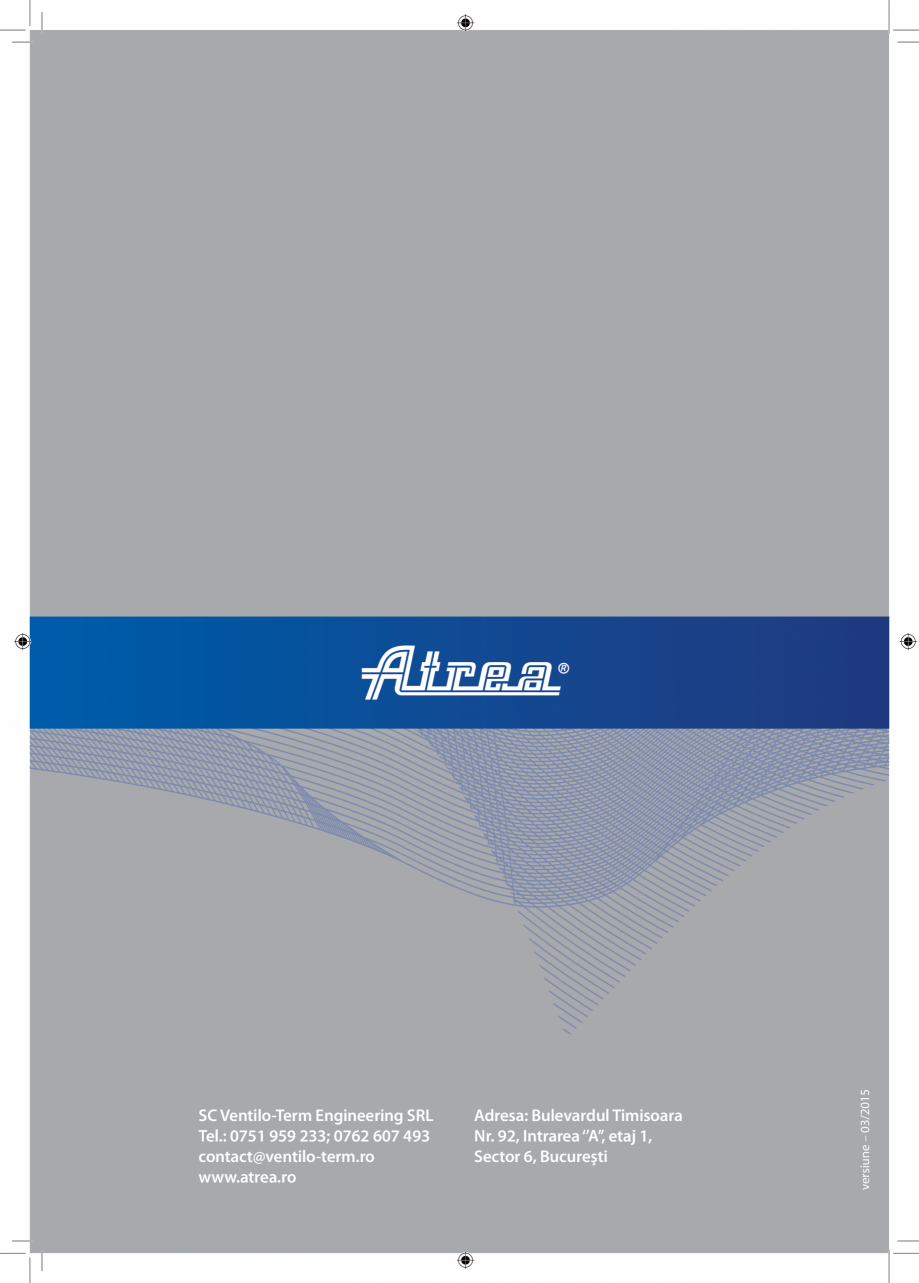 Pagina 16-Unitate de ventilatie ATREA DUPLEX FLEXI Catalog, brosura Romana ntată de ATREA.

ACCESORII...