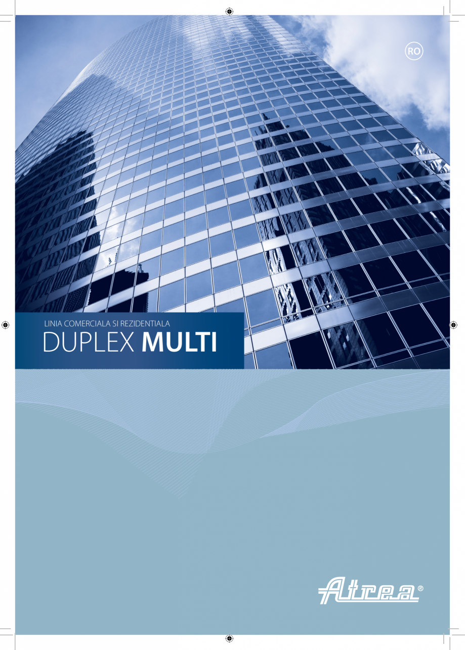 Pagina 1-Unitate de ventilatie ATREA DUPLEX MULTI Catalog, brosura Romana RO

LINIA COMERCIALA SI...