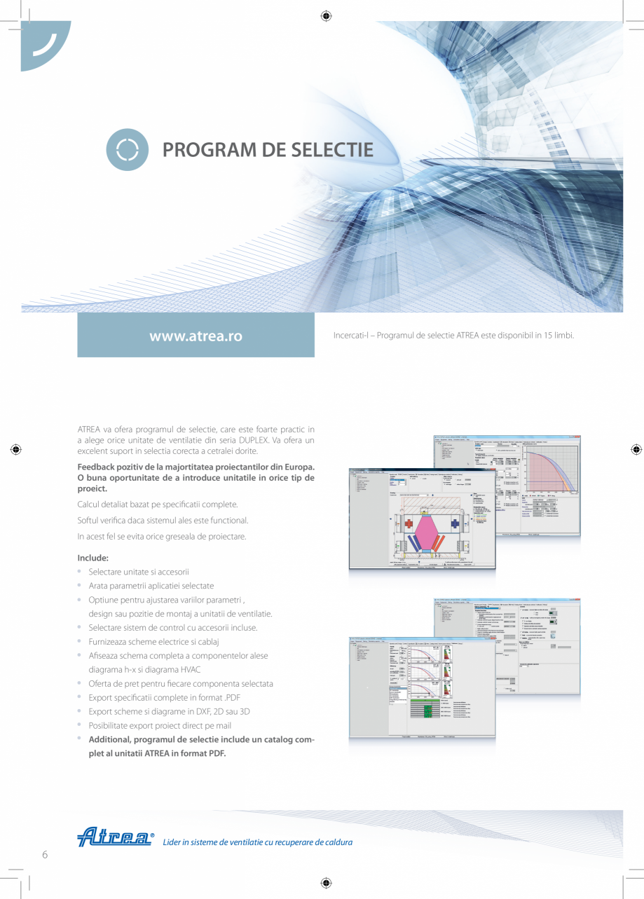 Pagina 6-Unitate de ventilatie ATREA DUPLEX MULTI Catalog, brosura Romana tine si de proasta calitate. In...