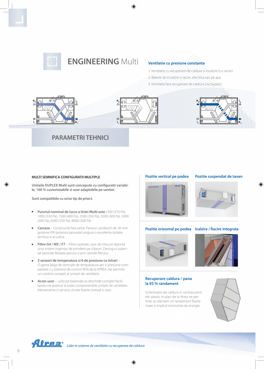 Pagina 8-Unitate de ventilatie ATREA DUPLEX MULTI Catalog, brosura Romana prin calcularea investitiei facute ...