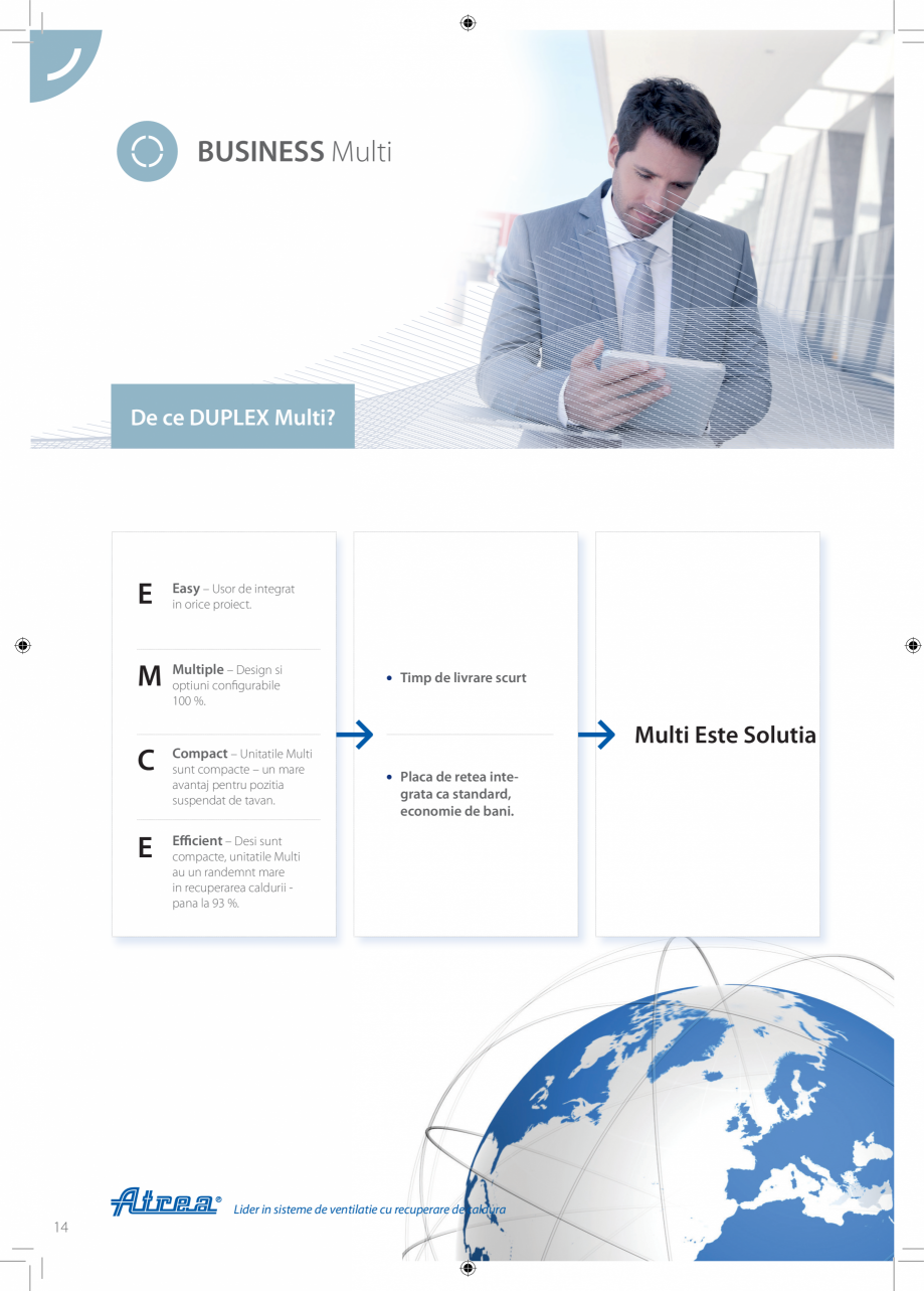 Pagina 14-Unitate de ventilatie ATREA DUPLEX MULTI Catalog, brosura Romana au rolul de a se inchide in cazul...