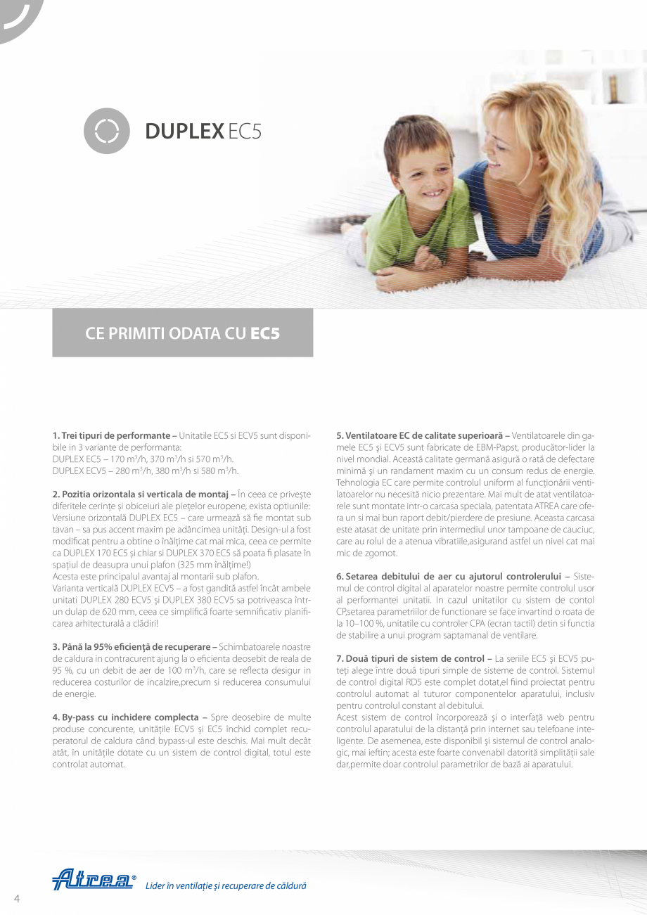 Pagina 4-Unitate de ventilatie compacta ATREA DUPLEX EC5 Catalog, brosura Romana energie

computer sau...