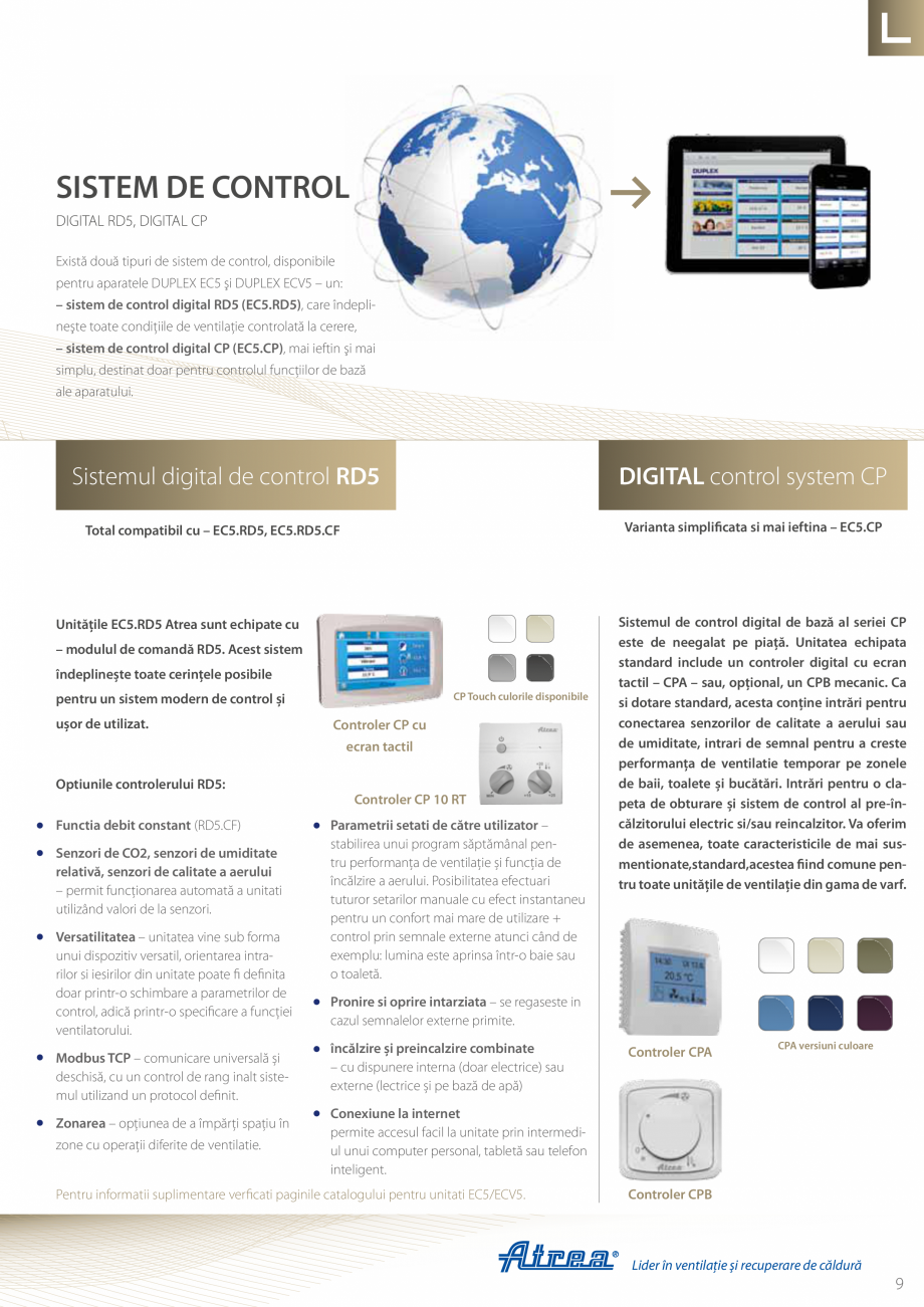 Pagina 9-Unitate de ventilatie compacta ATREA DUPLEX EC5 Catalog, brosura Romana ca protecţie împotriva...