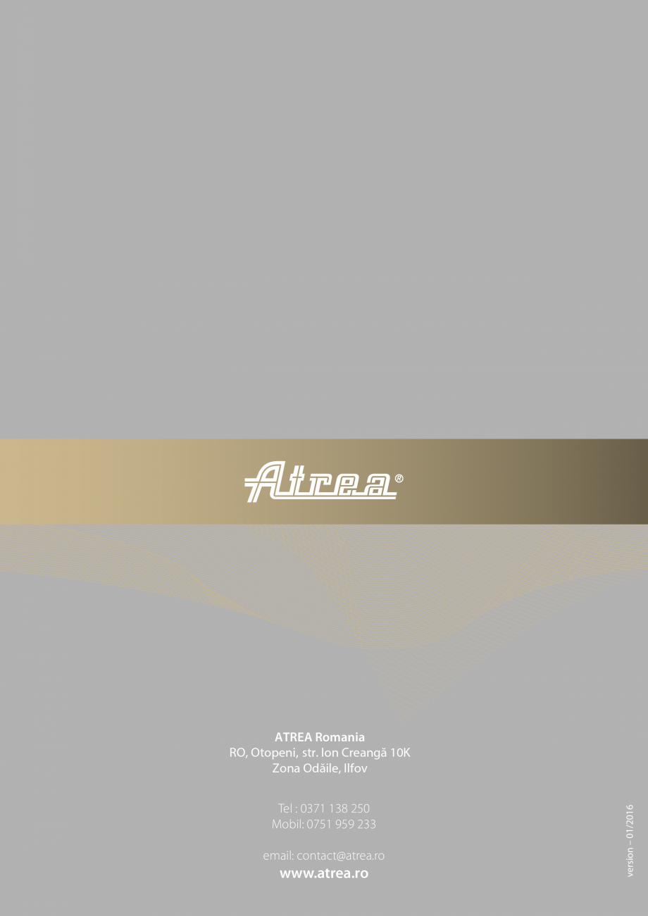 Pagina 12-Unitate de ventilatie compacta ATREA DUPLEX EC5 Catalog, brosura Romana acum pe

de aer de 100 m3/h ...