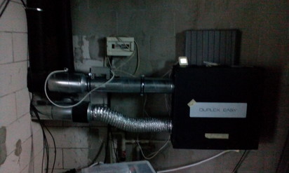Sistem de ventilatie cu recuperare de caldura - detaliu DUPLEX EASY Casa familiala din Judetul Mures