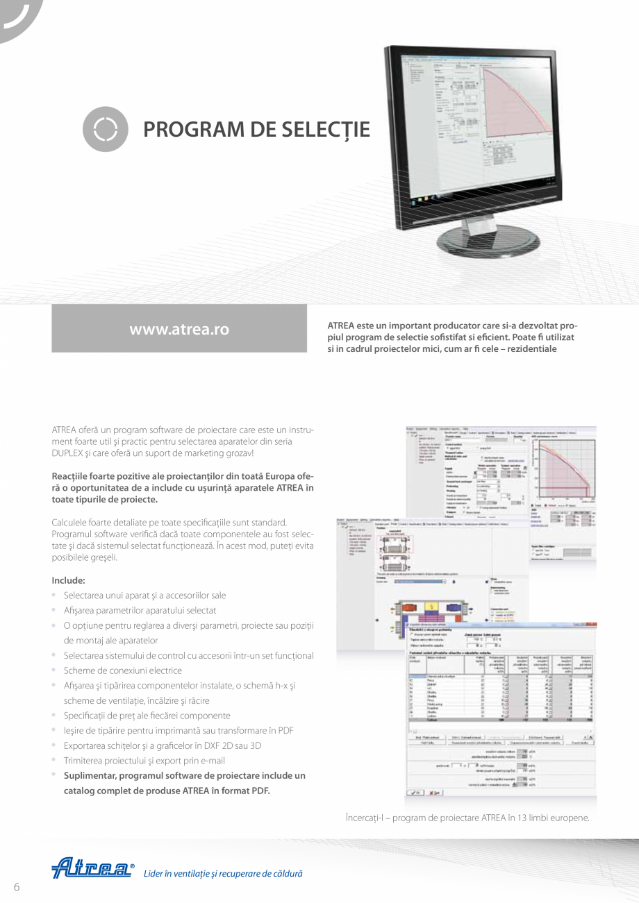 Pagina 6-Unitati de ventilatie compacte ATREA DUPLEX EC5 Catalog, brosura Romana icate de EBM-Papst,...