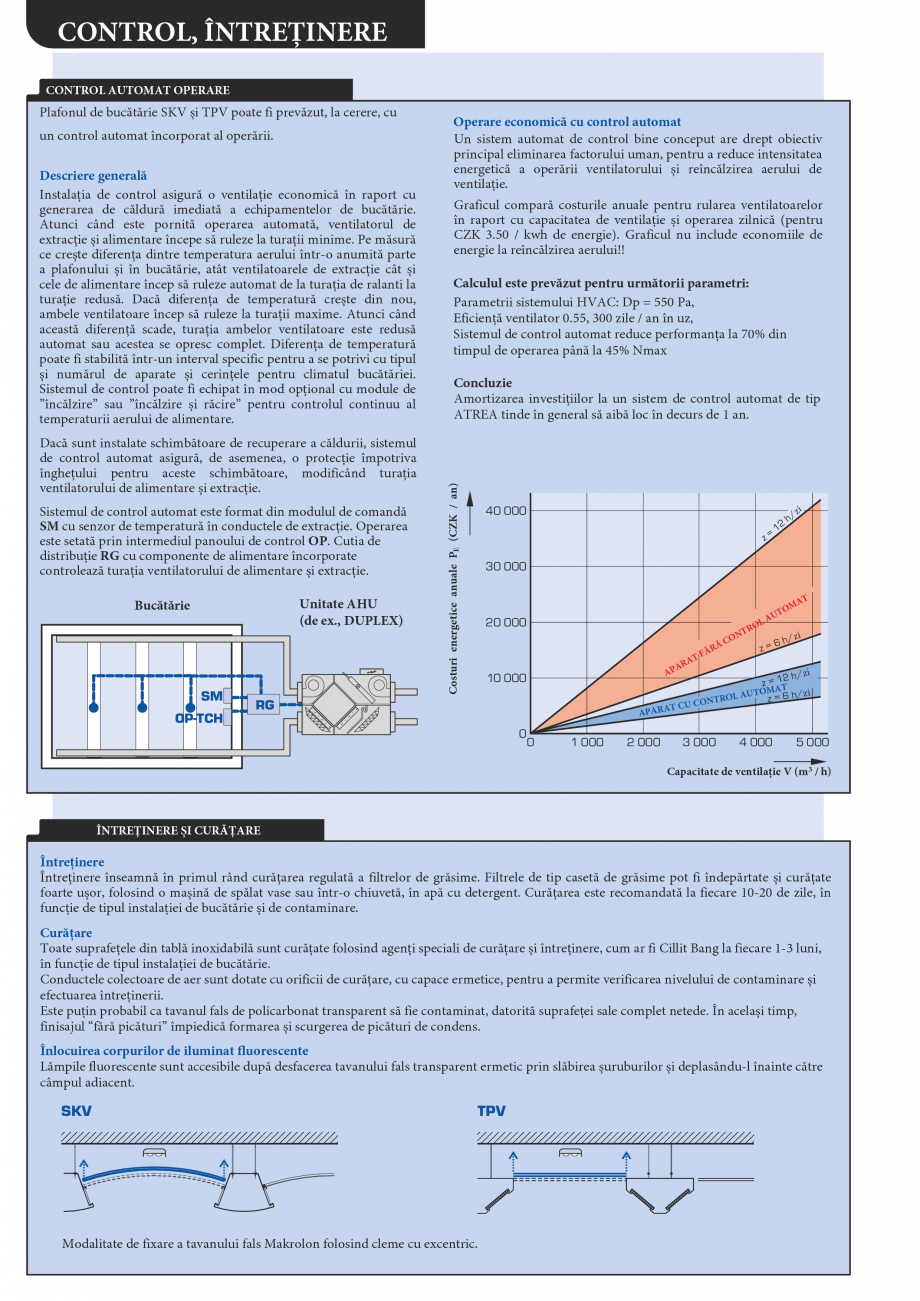 Pagina 6-Plafoane de ventilatie si extractie pentru bucatarii industriale ATREA Catalog, brosura Romana are...