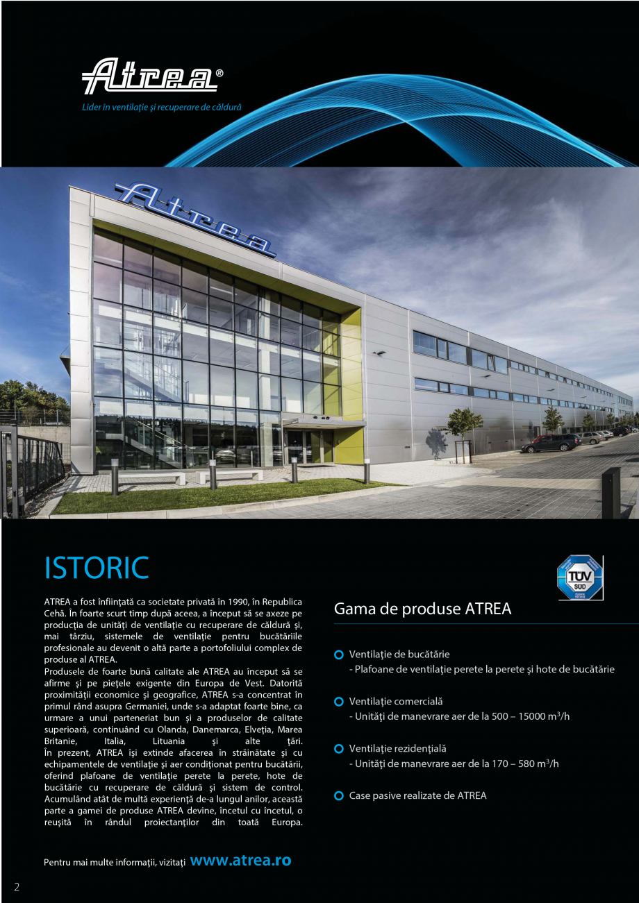 Pagina 2-Ventilatie moderna pentru bucatarii profesionale  ATREA Diner-T, Variant, Grande, Modis 2, Kubus...