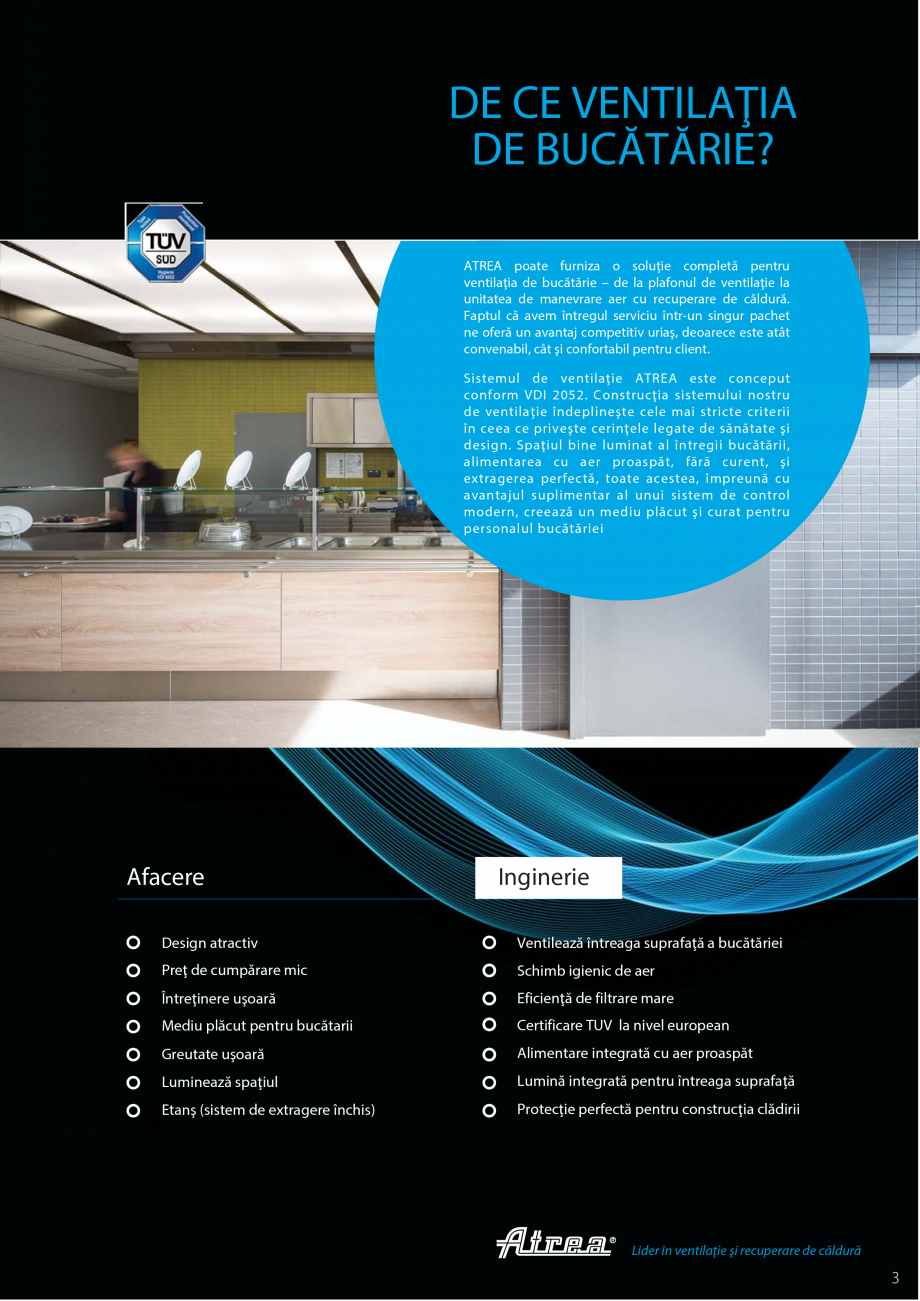 Pagina 3-Ventilatie moderna pentru bucatarii profesionale  ATREA Diner-T, Variant, Grande, Modis 2, Kubus...