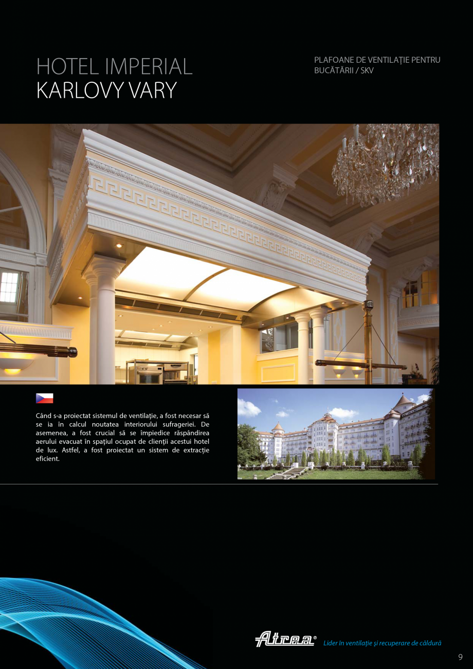 Pagina 9 - Ventilatie moderna pentru bucatarii profesionale  ATREA Diner-T, Variant, Grande, Modis 2...