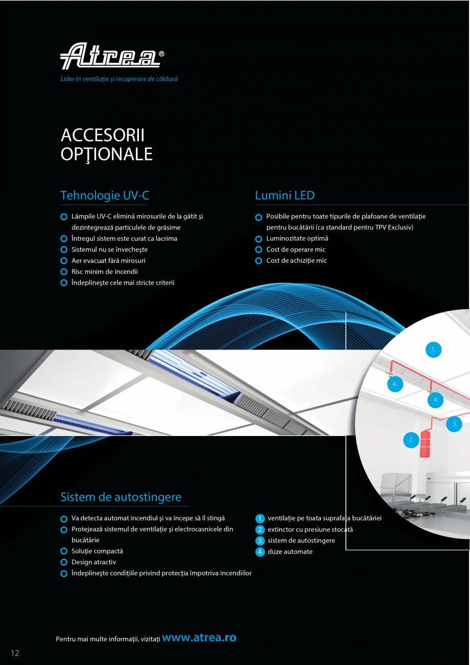 Pagina 12-Ventilatie moderna pentru bucatarii profesionale  ATREA Diner-T, Variant, Grande, Modis 2, Kubus...
