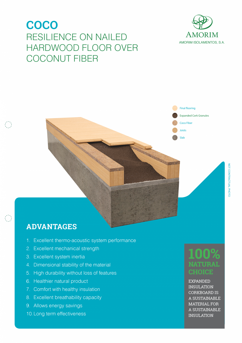 Pagina 1 - Placi din fibra de cocos - Rezistenta pardoseli din lemn masiv AMORIM Fisa tehnica...