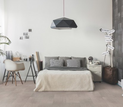 Parchet din pluta Cork Essence - Fashionable Cement Parchet din pluta