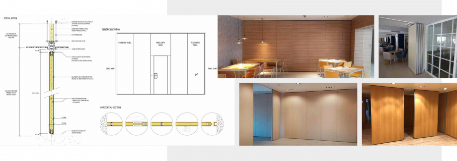 Pagina 7-Pereti mobili  TABIEXPERT Catalog, brosura Engleza and trail jambs: yes.
Panel thickness: 16 mm....