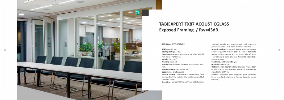 Pagina 26-Pereti mobili  TABIEXPERT Catalog, brosura Engleza 