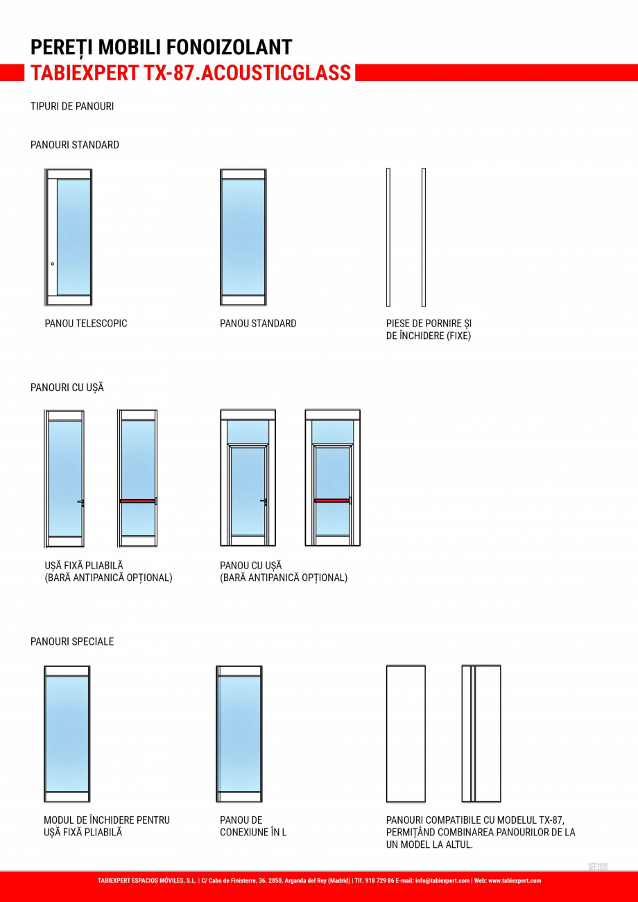 Pagina 3-Pereti mobili fonoizolant TABIEXPERT TX87 - ACOUSTICGLASS Fisa tehnica Romana 