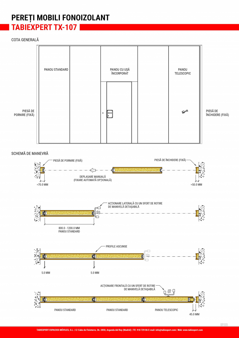 Pagina 2-Perete mobil fonoizolant TABIEXPERT TX-107 Fisa tehnica Romana 
