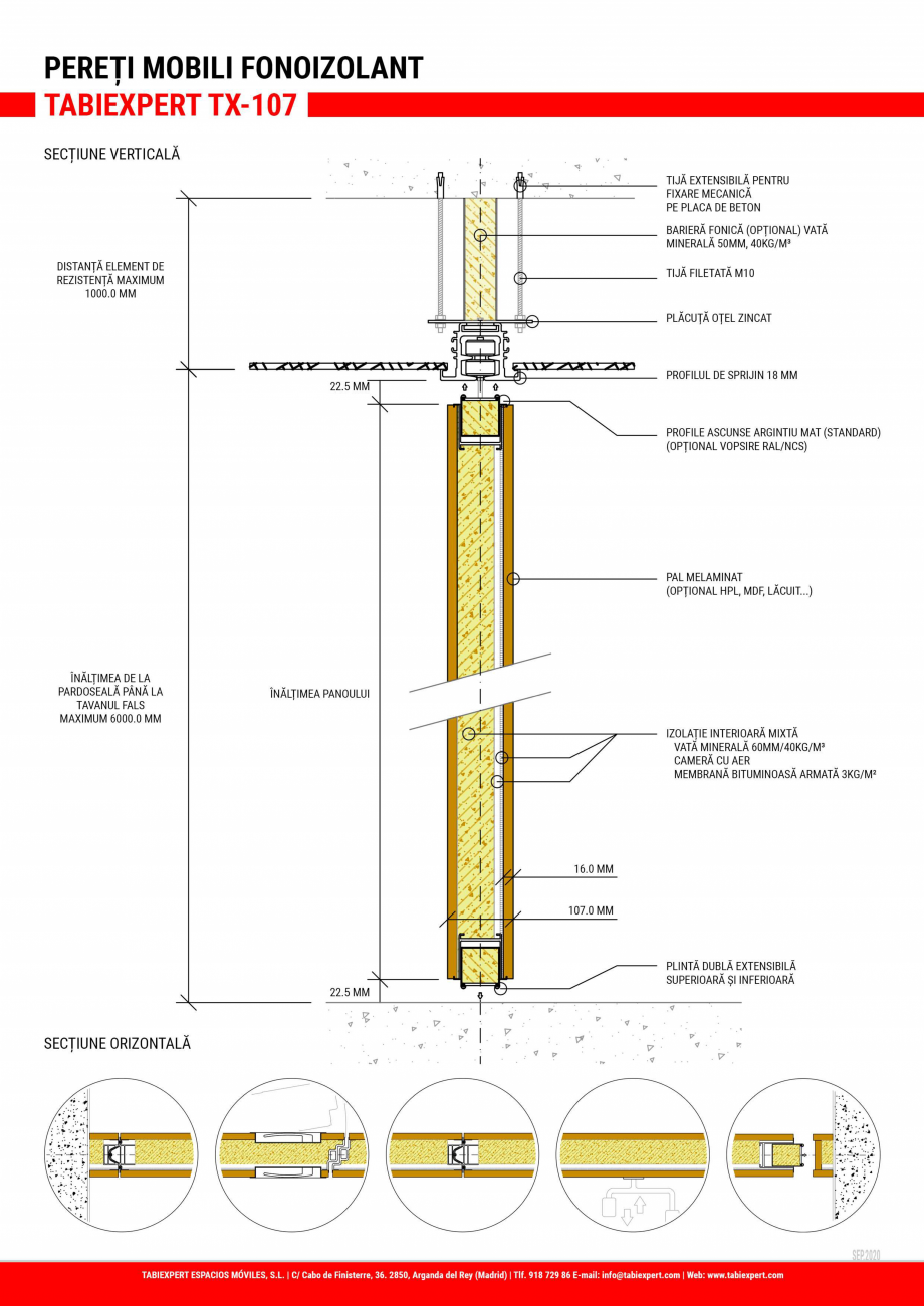 Pagina 4-Perete mobil fonoizolant TABIEXPERT TX-107 Fisa tehnica Romana 
