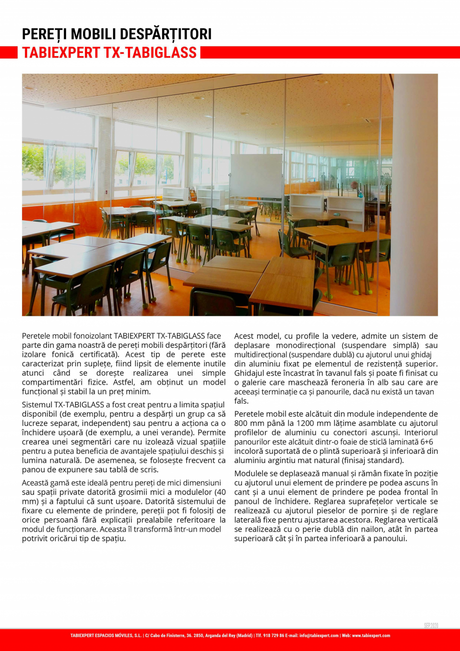 Pagina 1-Pereti mobili despartitori  TABIEXPERT TX-TABIGLASS Fisa tehnica Romana 