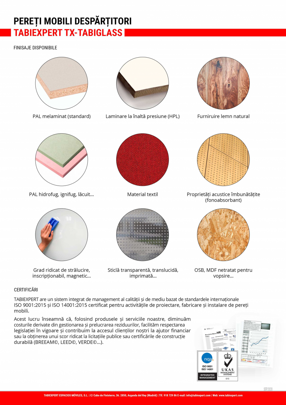 Pagina 8-Pereti mobili despartitori  TABIEXPERT TX-TABIGLASS Fisa tehnica Romana 