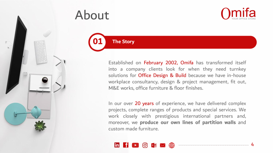 Pagina 4-Portofoliu de lucrari - Omifa  Lucrari, proiecte Engleza ambient to bring your vision to life.
3D...