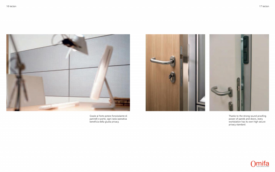 Pagina 9-Perete autoportant de compartimentare din sticla OMIFA TECTON Catalog, brosura Engleza, Italiana t, ...