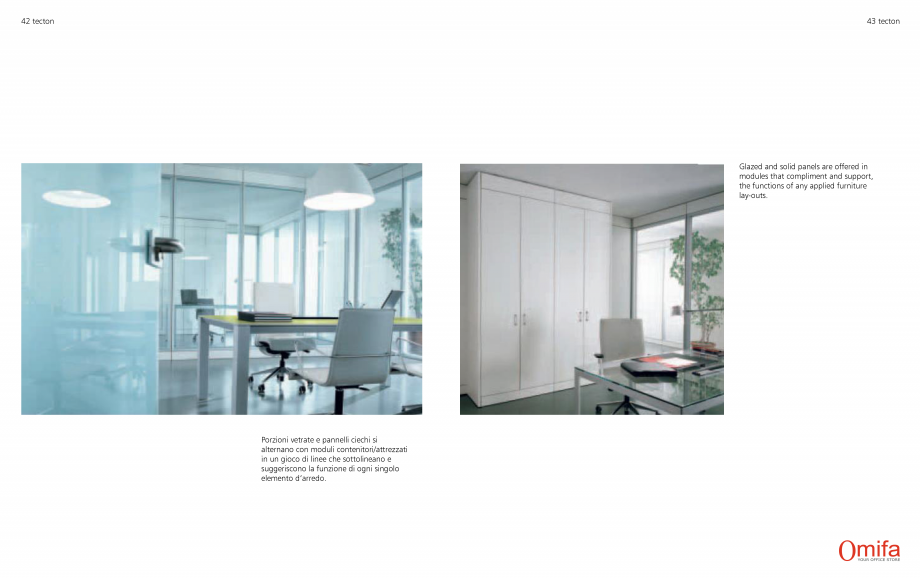 Pagina 22-Perete autoportant de compartimentare din sticla OMIFA TECTON Catalog, brosura Engleza, Italiana 
