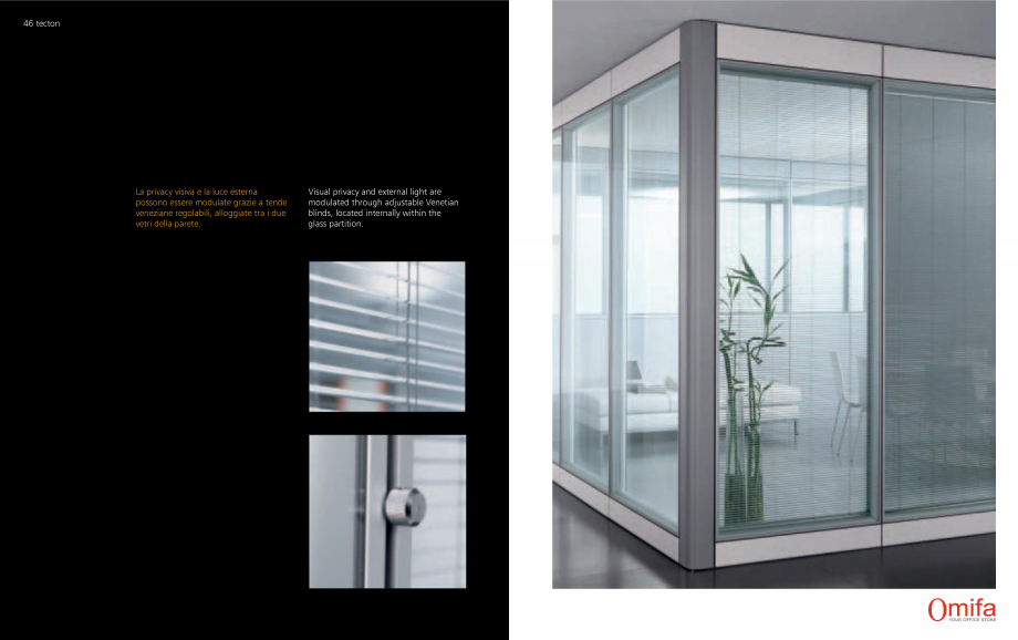 Pagina 24-Perete autoportant de compartimentare din sticla OMIFA TECTON Catalog, brosura Engleza, Italiana 