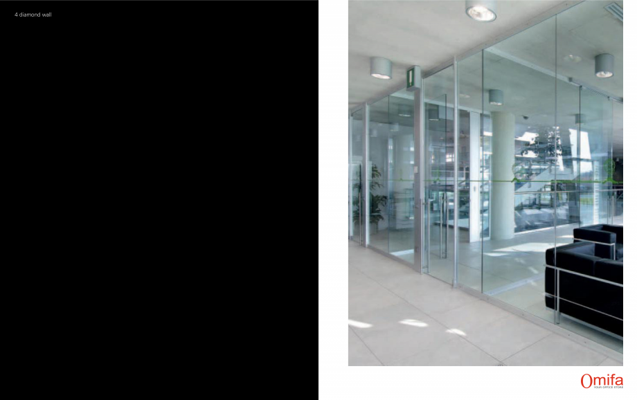 Pagina 3-Pereti modulari de compartimentare din sticla OMIFA DIAMOND WALL Catalog, brosura Engleza, Italiana ...