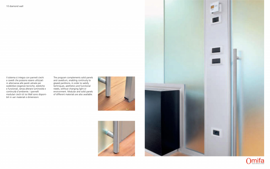 Pagina 6-Pereti modulari de compartimentare din sticla OMIFA DIAMOND WALL Catalog, brosura Engleza, Italiana ...