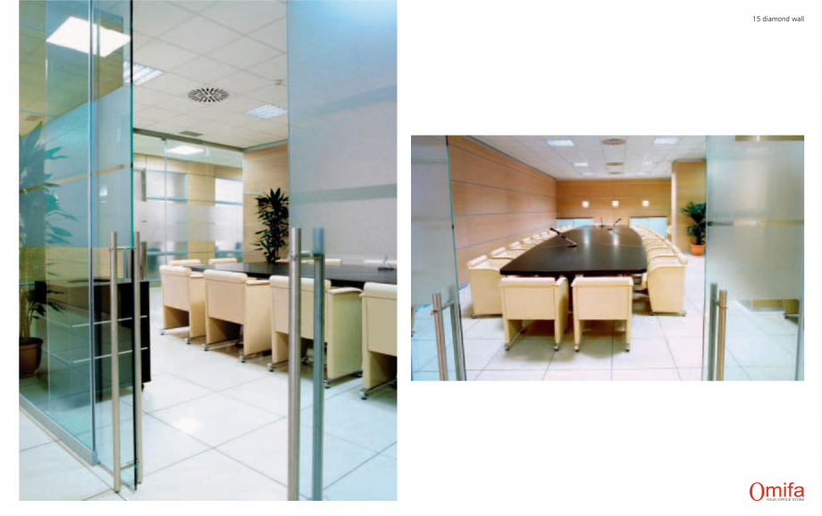 Pagina 8 - Pereti modulari de compartimentare din sticla OMIFA DIAMOND WALL Catalog, brosura Engleza...