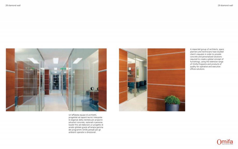 Pagina 15-Pereti modulari de compartimentare din sticla OMIFA DIAMOND WALL Catalog, brosura Engleza, Italiana 