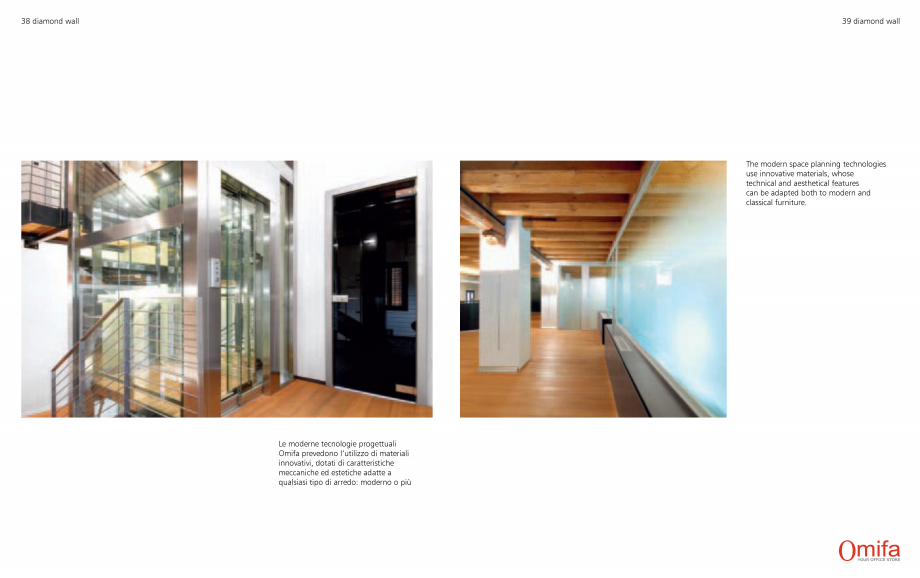 Pagina 20-Pereti modulari de compartimentare din sticla OMIFA DIAMOND WALL Catalog, brosura Engleza, Italiana 