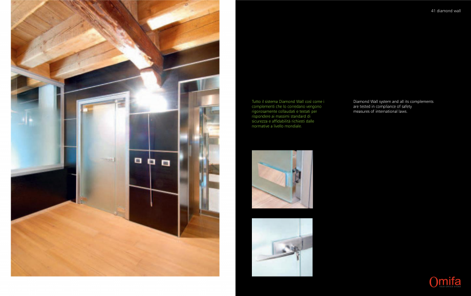 Pagina 21-Pereti modulari de compartimentare din sticla OMIFA DIAMOND WALL Catalog, brosura Engleza, Italiana 