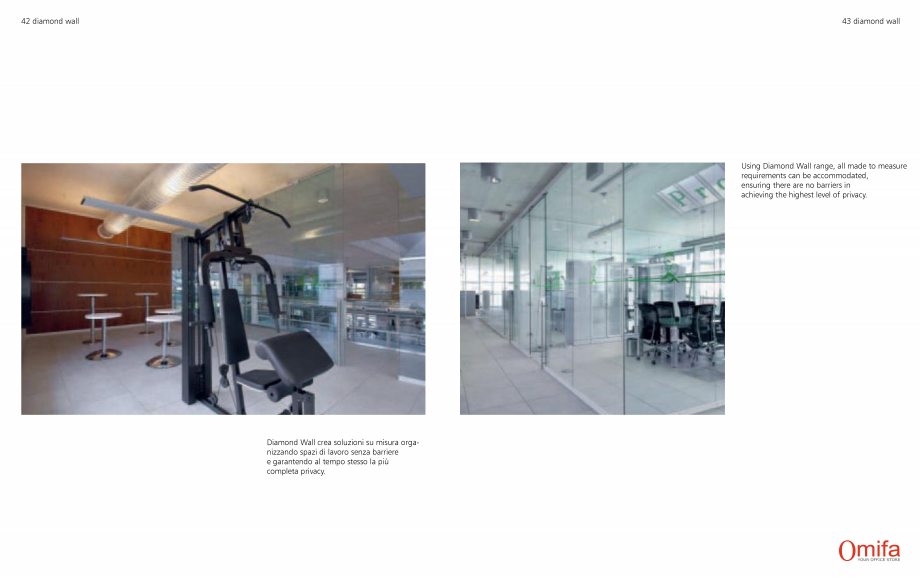 Pagina 22-Pereti modulari de compartimentare din sticla OMIFA DIAMOND WALL Catalog, brosura Engleza, Italiana 